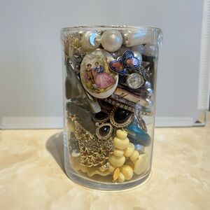 Mystery Jewelry Jar Cloisonné, Limoges , 925 Sterling